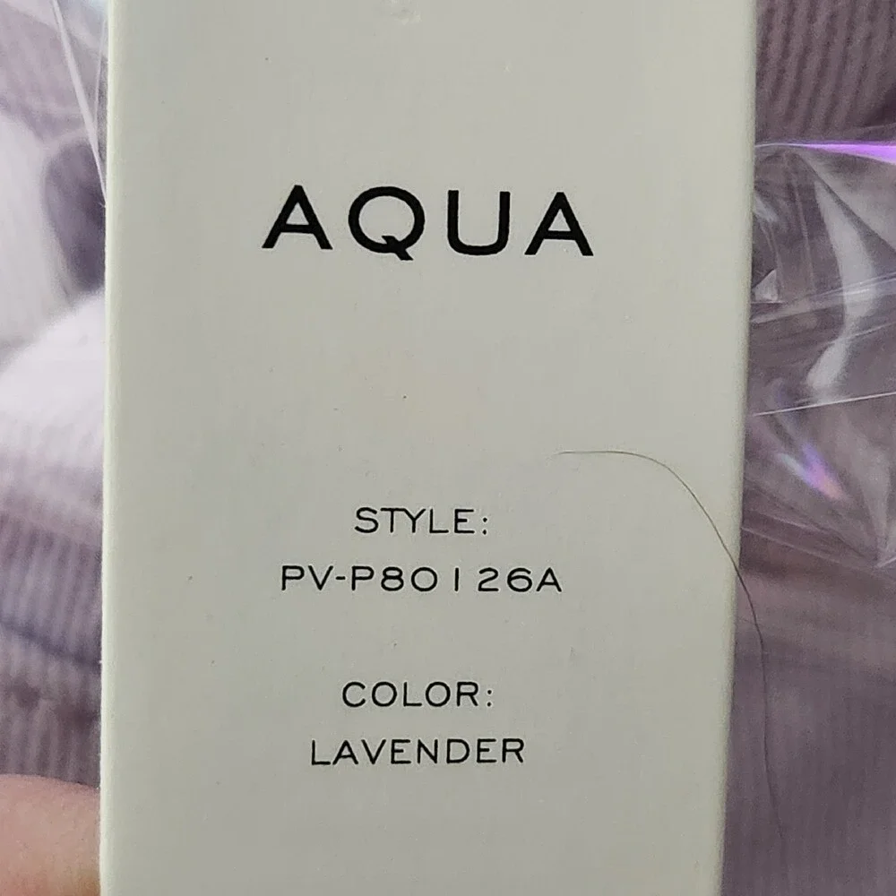 AQUA Jeans Size 28 Lavender Cropped Balloon Tapered Pant High Waist Casual Denim